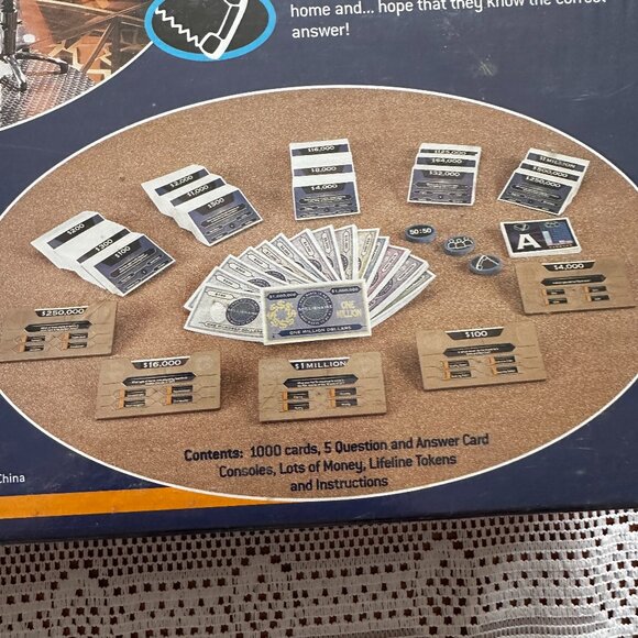 BOARD GAME "WHO WANTS BE A MILLIONARE" BASED ON TV GAME SHOW. 2-5 PLAYERS - Picture 3 of 6